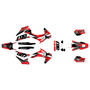 husqvarna fc250 graphics kit 2019-2022 flex series red