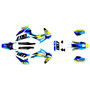 husqvarna fx450 graphics kit 2019-2022 flex series blue
