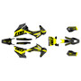 husqvarna fx450 graphics kit 2019-2022 flex series yellow