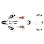 husqvarna fc250 graphics kit 2019-2022 pecker series white