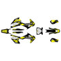 husqvarna tc125 graphics kit 2019-2022 rugged series yellow