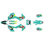husqvarna fx450 graphics kit 2019-2022 pecker series teal