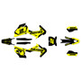 husqvarna fx350 graphics kit 2019-2022 razor series yellow