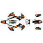 husqvarna tx300 graphics kit 2019-2022 rugged series orange