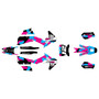 husqvarna fx450 graphics kit 2019-2022 shades series magenta