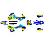 husqvarna fc350 graphics kit 2019-2022 split series yellow