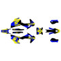 husqvarna tc250 graphics kit 2019-2022 turbo series yellow