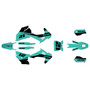 husqvarna fc250 graphics kit 2019-2022 vendetta series teal