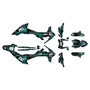 ktm 690smc graphics kit 2019-2024 core series teal