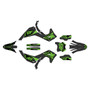 kawasaki kx450x graphics kit 2024-2026 pecker series green-shift
