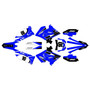 suzuki rm125 graphics kit 2001-2008 speed series blue