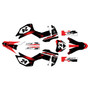 honda crf300f graphics kit 2025-2026 evader series red