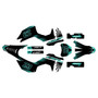honda crf300f graphics kit 2025-2026 fh series teal