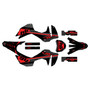 honda crf300f graphics kit 2025-2026 imperator series red-shift
