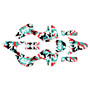honda crf300f graphics kit 2025-2026 invasion series teal-shift