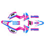 honda crf300f graphics kit 2025-2026 keplar series magenta