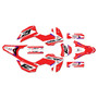 honda crf300f graphics kit 2025-2026 lethal series red
