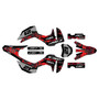honda crf300f graphics kit 2025-2026 semper series red