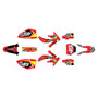 honda crf450r graphics kit 2008 pecker series red