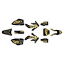 honda crf450r graphics kit 2008 pecker series gold