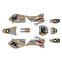 yamaha yz250f graphics kit 2008-2009 predator series tan