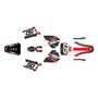 honda xr200r graphics kit 1984-2002 evo series red
