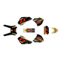 honda xr250 graphics kit 1996-2004 axis series gold