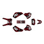 honda xr250 graphics kit 1996-2004 core series red