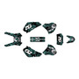 honda xr250 graphics kit 1996-2004 core series teal