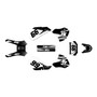 honda xr400 graphics kit 1996-2004 division series white