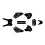 honda xr400 graphics kit 1996-2004 division series smoke