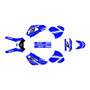 honda xr400 graphics kit 1996-2004 lethal series blue