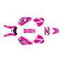 honda xr400 graphics kit 1996-2004 lethal series magenta