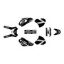 honda xr400 graphics kit 1996-2004 lethal series white