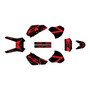 honda xr400 graphics kit 1996-2004 lethal series red-shift