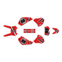 honda xr400 graphics kit 1996-2004 predator series red