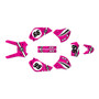 honda xr250 graphics kit 1996-2004 predator series magenta