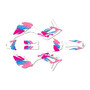 honda crf110f graphics kit 2019-2026 throwback series magenta