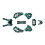 honda xr400 graphics kit 1996-2004 prime series teal