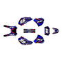 honda xr250 graphics kit 1996-2004 prime series blue