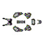 honda xr250 graphics kit 1996-2004 prime series rainbow