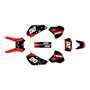 honda xr250 graphics kit 1996-2004 spear series red