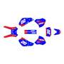 honda xr250 graphics kit 1996-2004 spear series blue