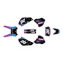 honda xr400 graphics kit 1996-2004 spear series magenta