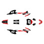honda crf-e2 graphics kit 2022-2026 crew series red