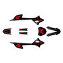 honda crf-e2 graphics kit 2022-2026 evader series red-shift