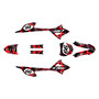 honda crf-e2 graphics kit 2022-2026 invasion series red