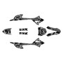 honda crf-e2 graphics kit 2022-2026 invasion series smoke