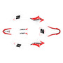 honda crf-e2 graphics kit 2022-2026 lightning series red-shift