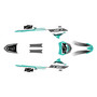 honda crf-e2 graphics kit 2022-2026 redeemer series teal